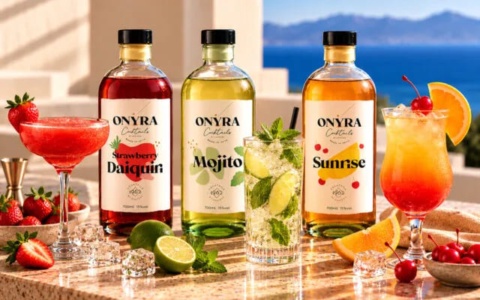 Kosteas Distillery lance ONYRA, des cocktails ready-to-serve au Y en forme de verre