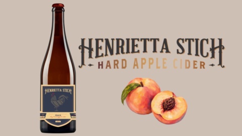 Apple Hill sort Henrietta Stich, un cidre à la pêche limité à 99 caisses